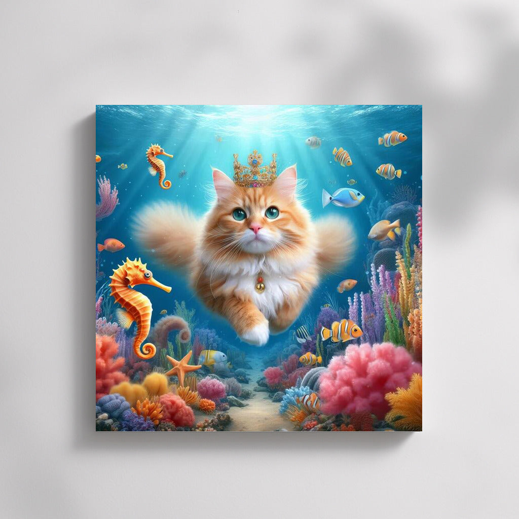 The Cat-King of the Underwater Kingdom: The Furry Ruler Among Corals and Fish