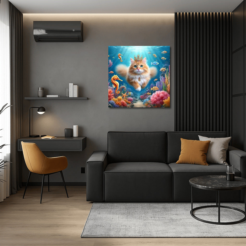 The Cat-King of the Underwater Kingdom: The Furry Ruler Among Corals and Fish