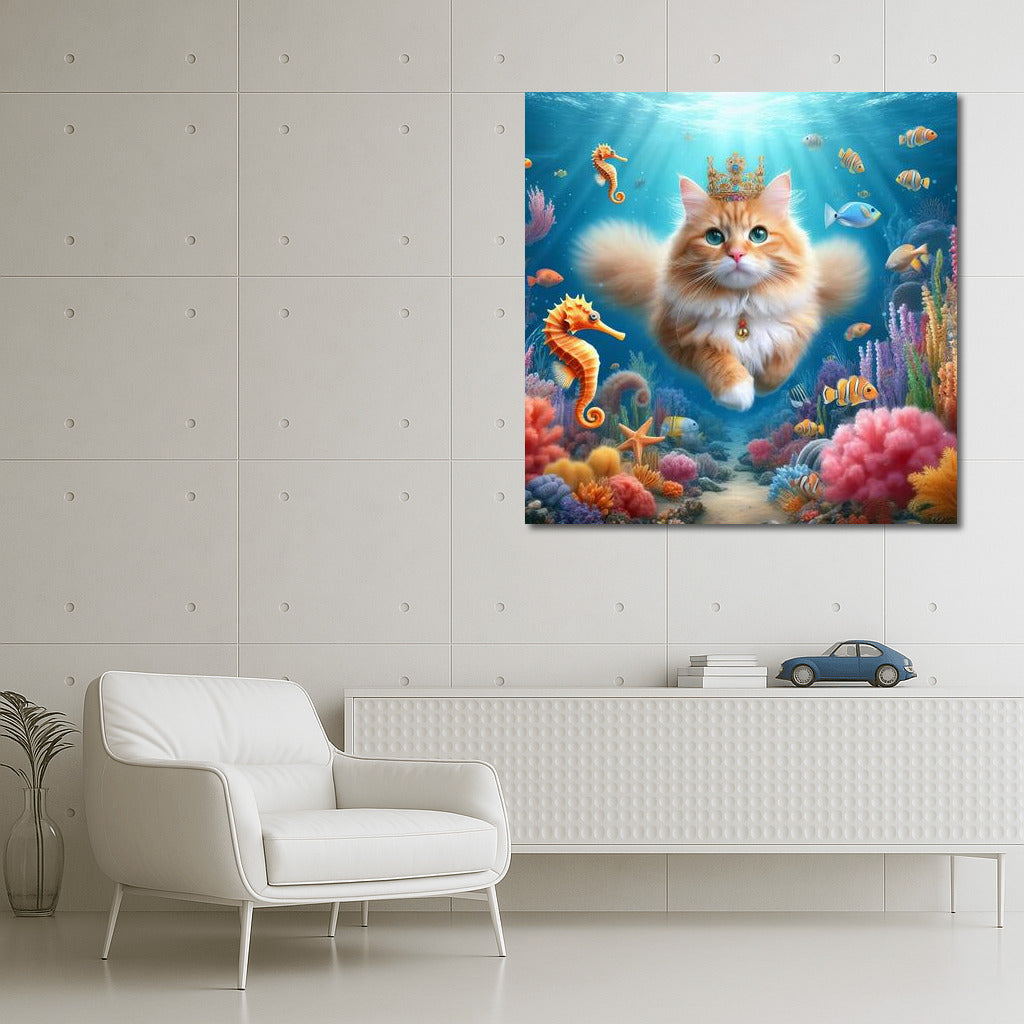 The Cat-King of the Underwater Kingdom: The Furry Ruler Among Corals and Fish