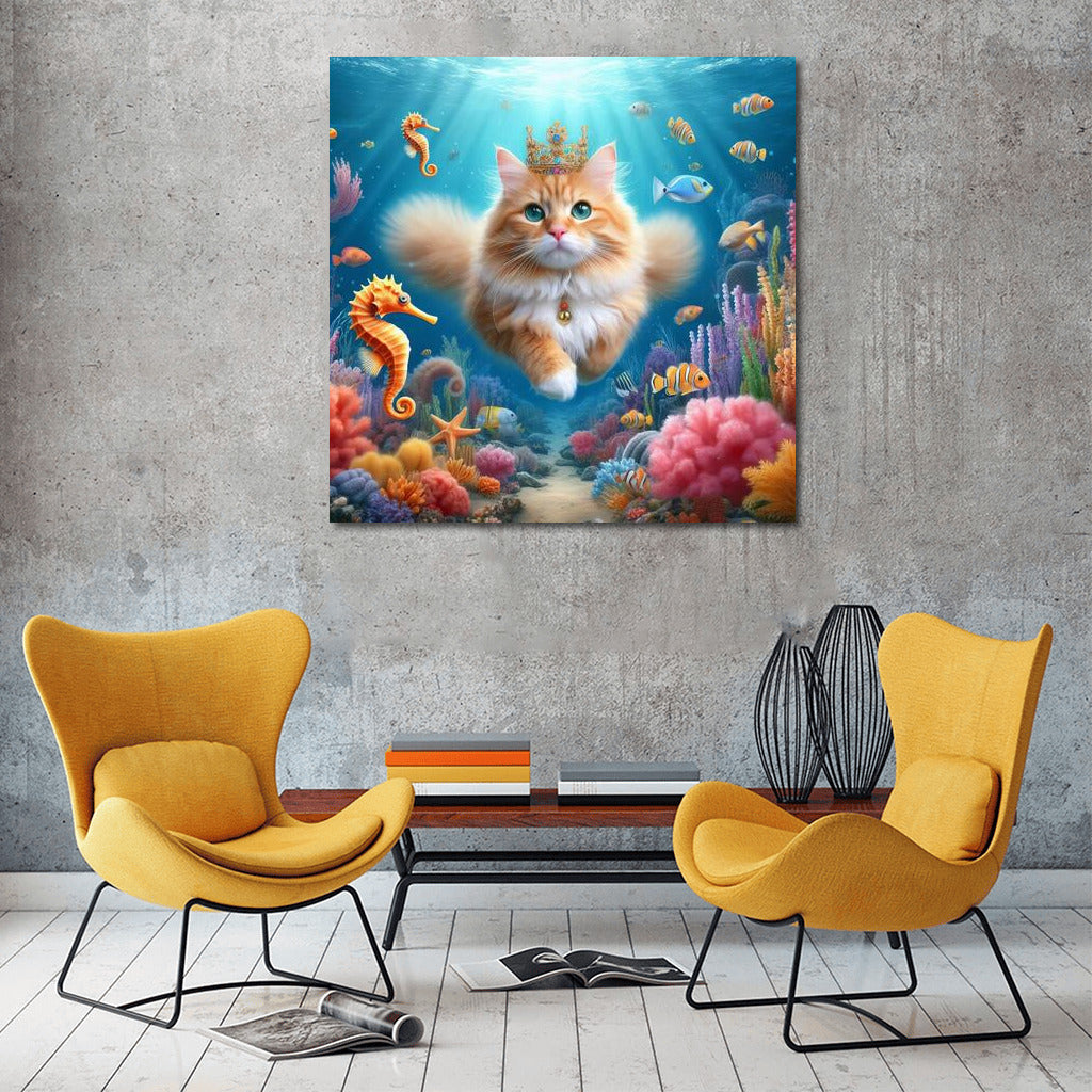 The Cat-King of the Underwater Kingdom: The Furry Ruler Among Corals and Fish