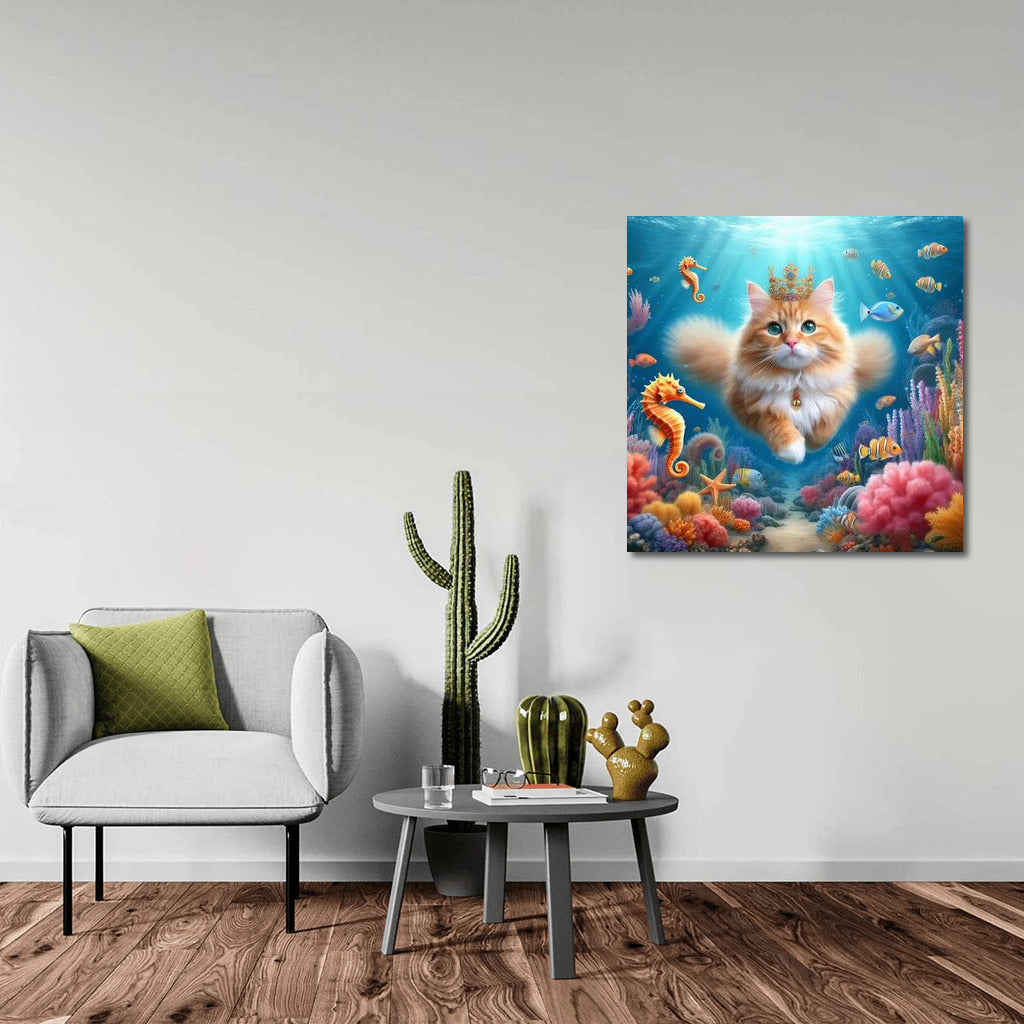 The Cat-King of the Underwater Kingdom: The Furry Ruler Among Corals and Fish