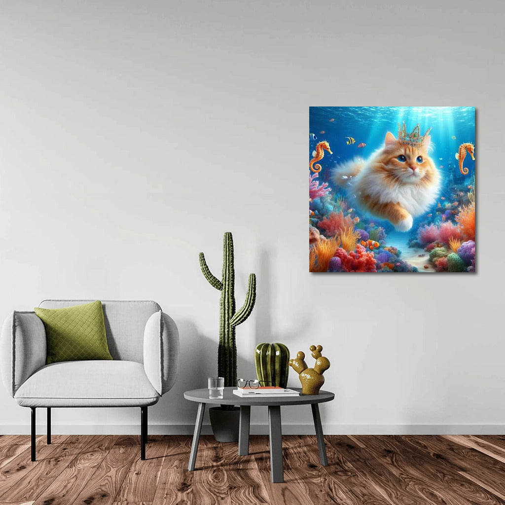 Cat in the Underwater Kingdom: Magic and Dreams