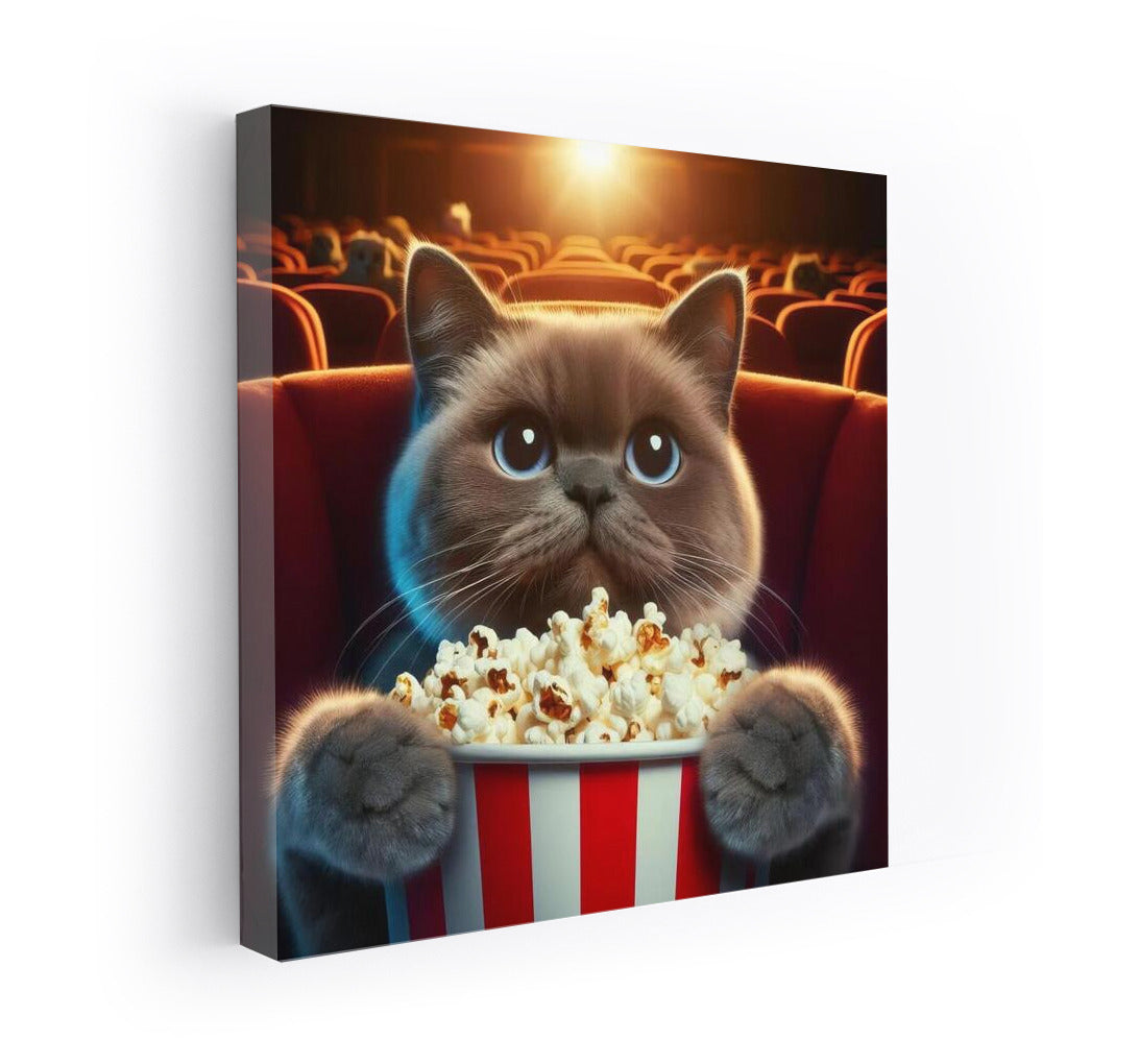 Cat in the Cinema: Popcorn and Film