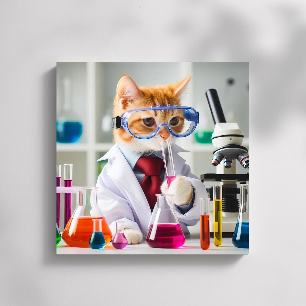 Scientist Cat in the Lab: Science Adventures with Fluffy Tail