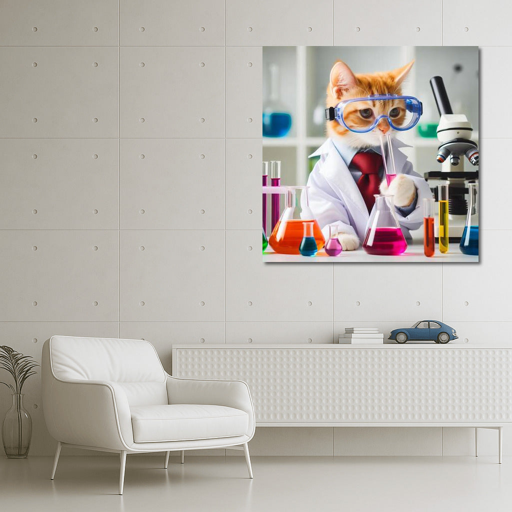 Scientist Cat in the Lab: Science Adventures with Fluffy Tail