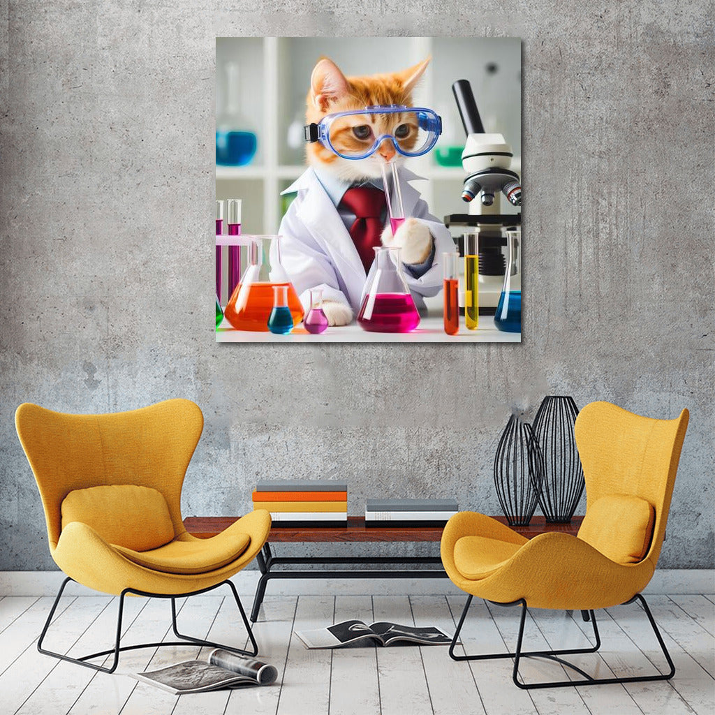Scientist Cat in the Lab: Science Adventures with Fluffy Tail