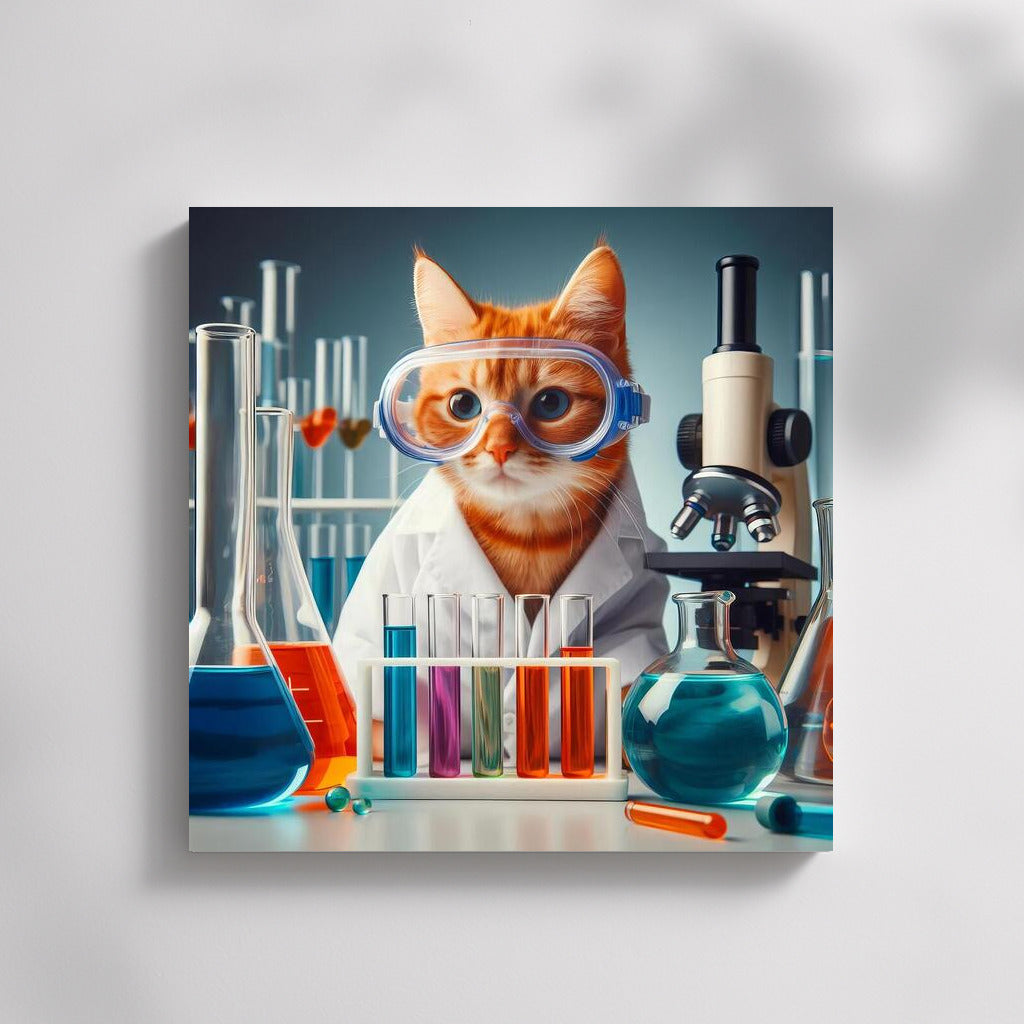 Scientist Cat in the Lab: Scientific Magic for the Interior