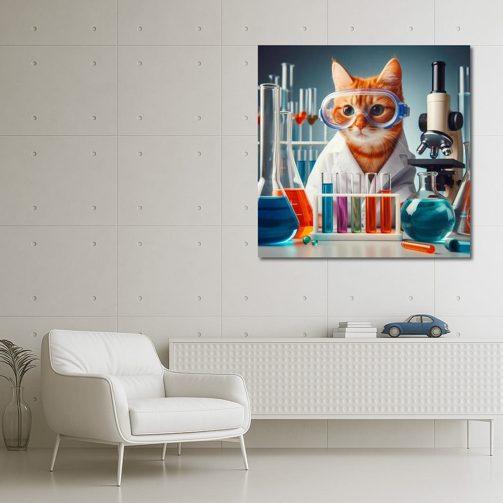 Scientist Cat in the Lab: Scientific Magic for the Interior