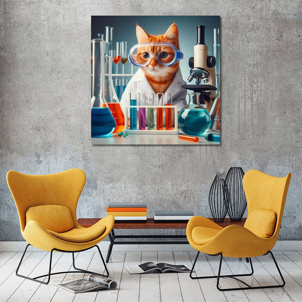 Scientist Cat in the Lab: Scientific Magic for the Interior