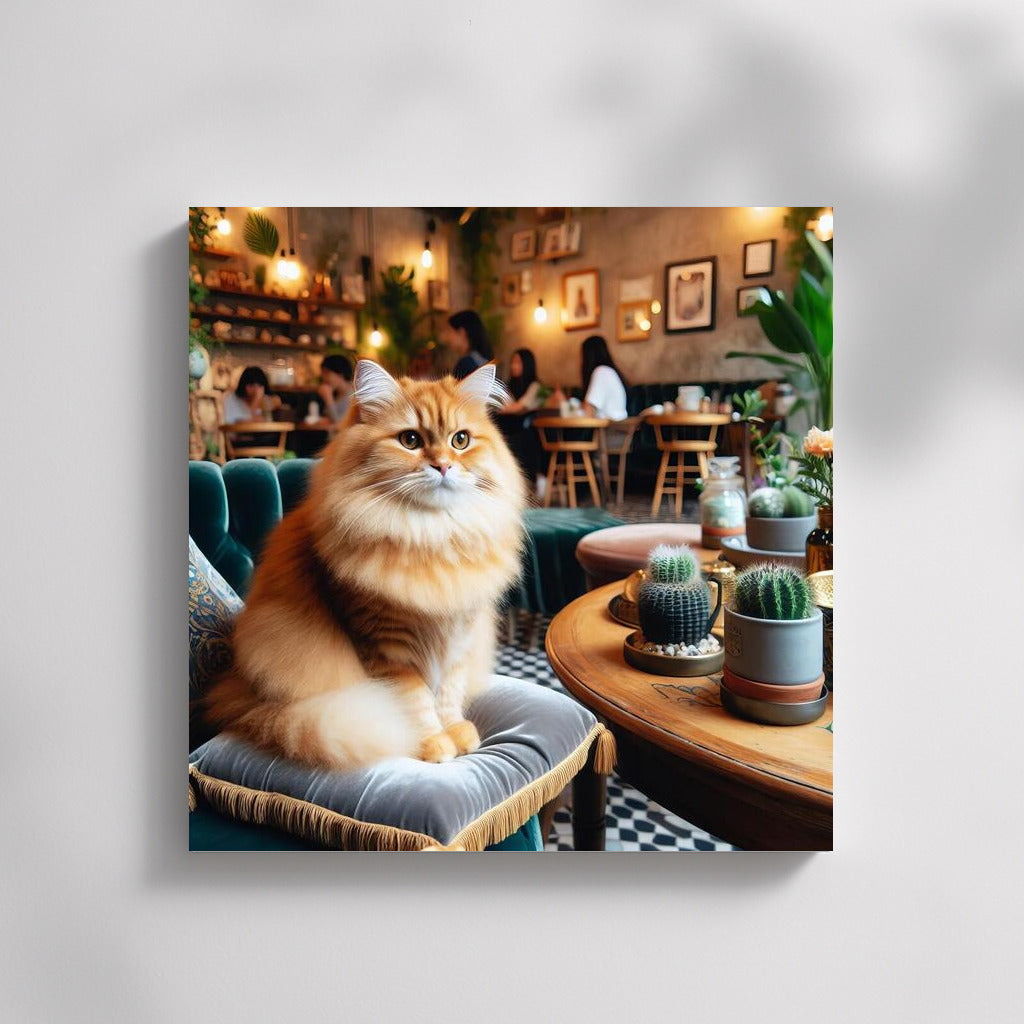 Cat in a Cafe: Comfort and Charm in the Interior