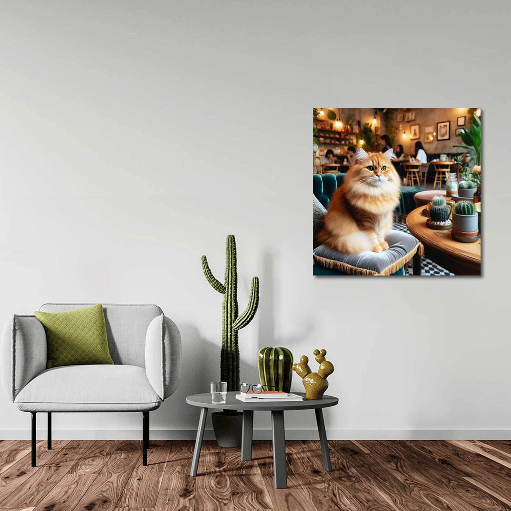 Cat in a Cafe: Comfort and Charm in the Interior