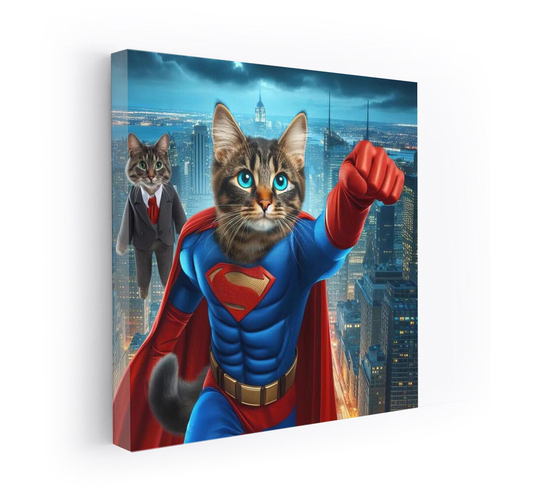 Super Cat: The Hero Who Saves the City from the Villain!