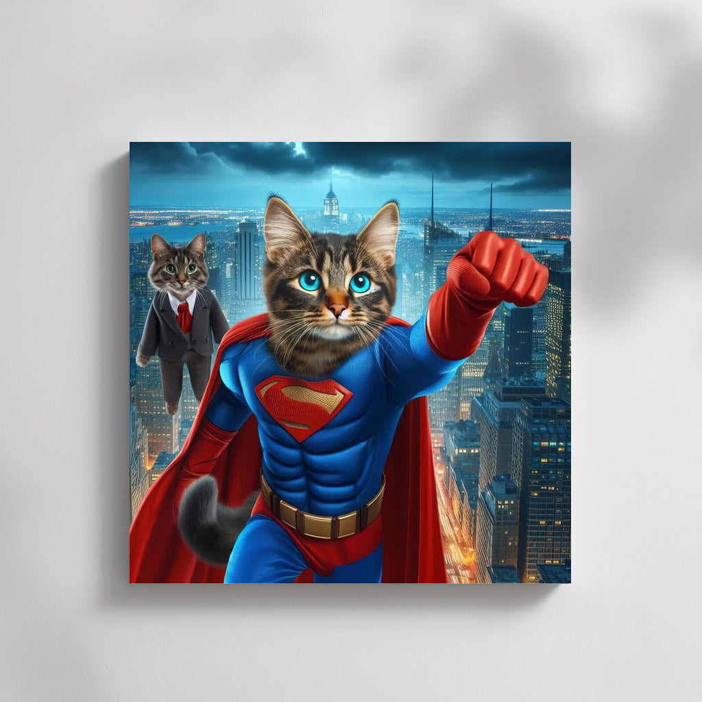 Super Cat: The Hero Who Saves the City from the Villain!