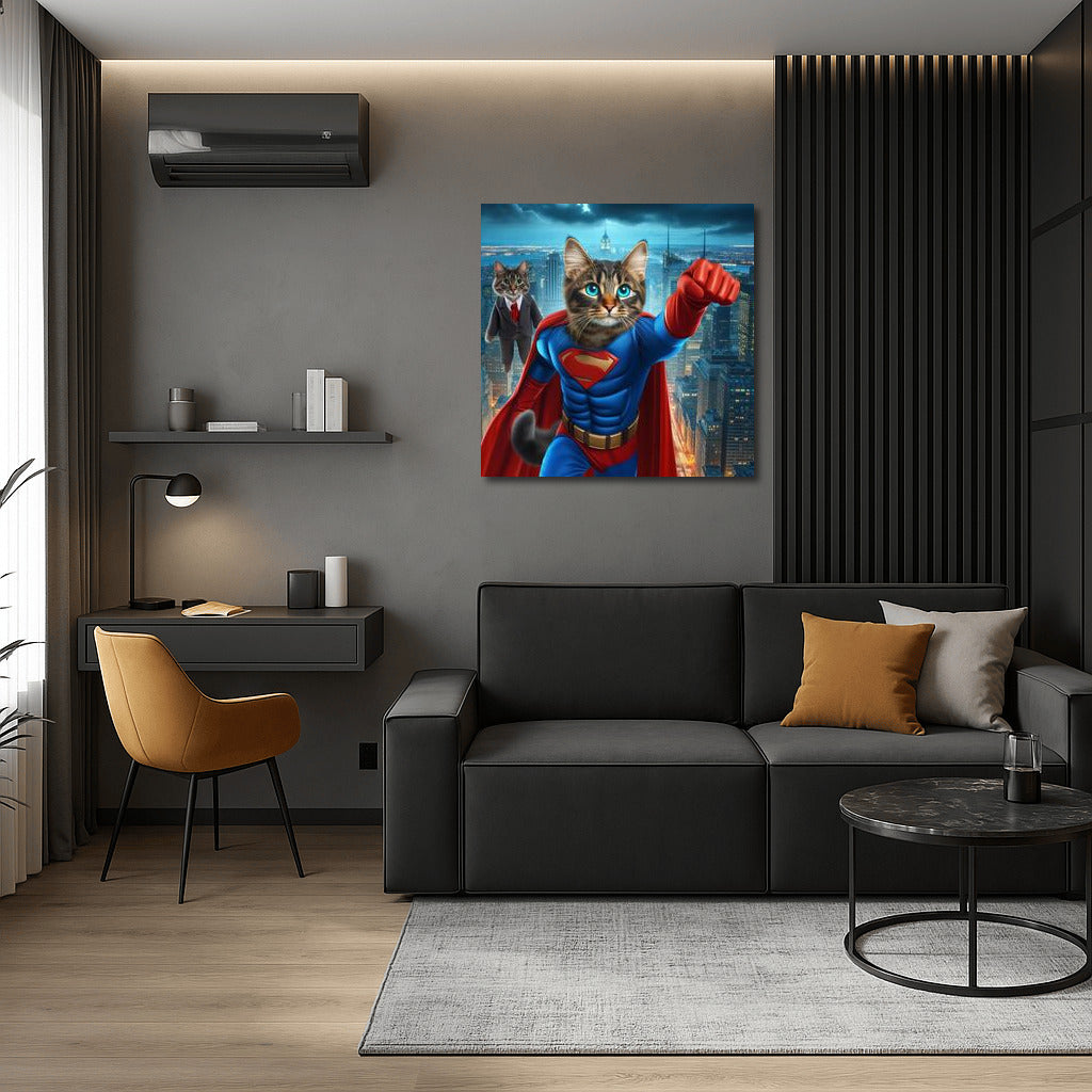 Super Cat: The Hero Who Saves the City from the Villain!