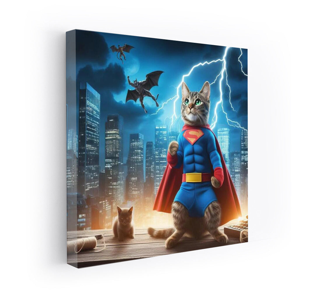 Super Cat in a Suit: City Hero vs. Villain ?✨