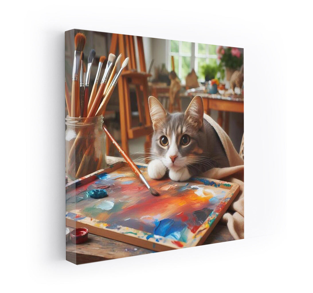Cat Artist in the Studio: Creative Inspiration for Cat Lovers