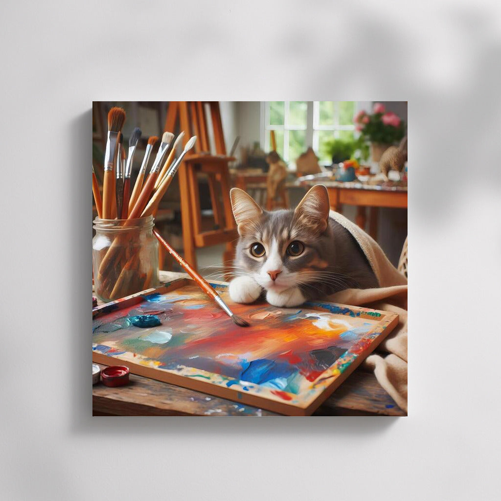 Cat Artist in the Studio: Creative Inspiration for Cat Lovers
