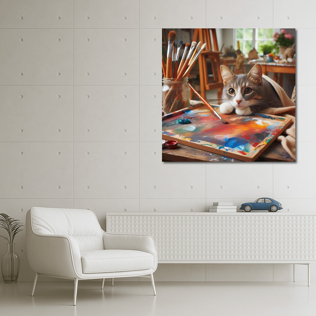 Cat Artist in the Studio: Creative Inspiration for Cat Lovers