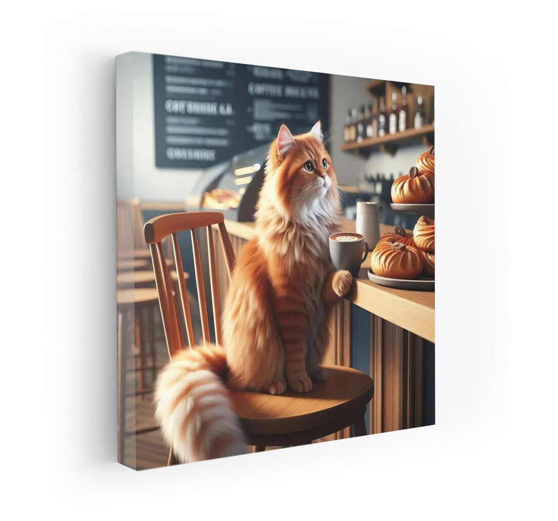Cat in the Coffee Shop: Comfort and Smile in Your Interior