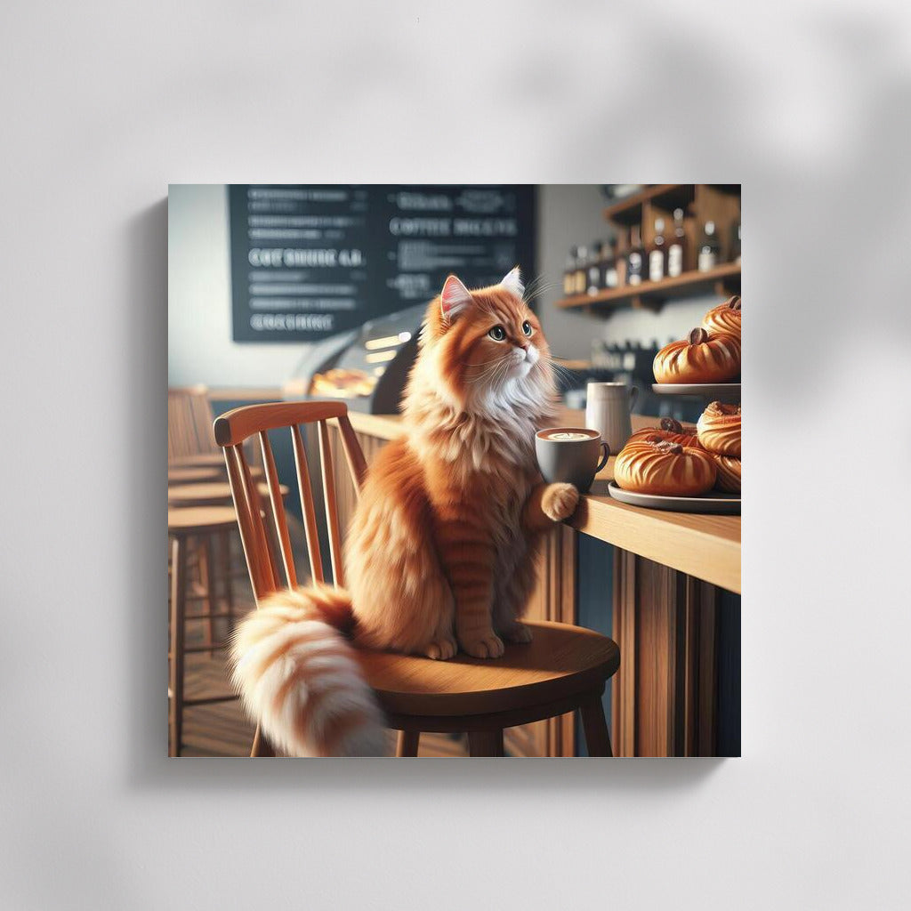 Cat in the Coffee Shop: Comfort and Smile in Your Interior