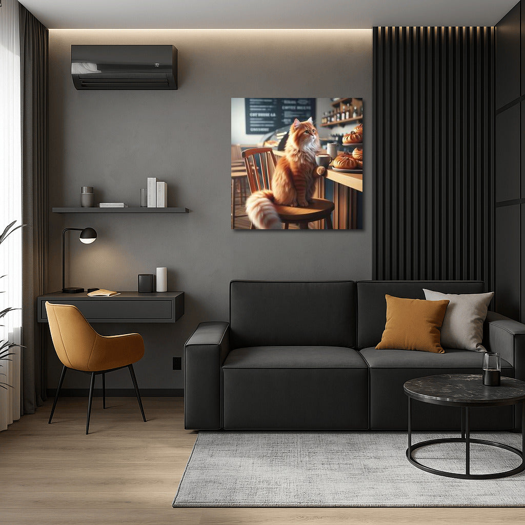Cat in the Coffee Shop: Comfort and Smile in Your Interior
