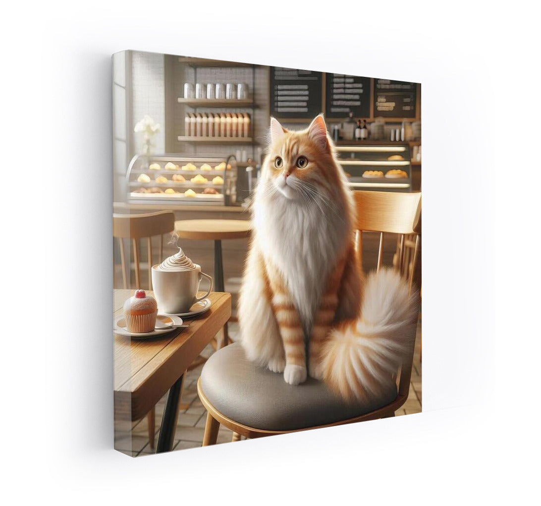 Coffee Cat: Fluffy Gourmet in a Cozy Coffee Shop