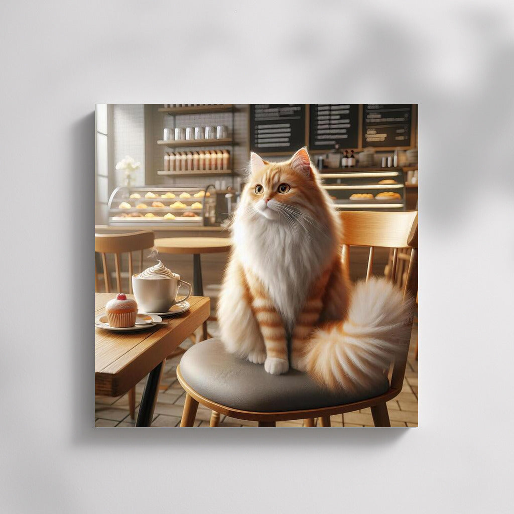 Coffee Cat: Fluffy Gourmet in a Cozy Coffee Shop