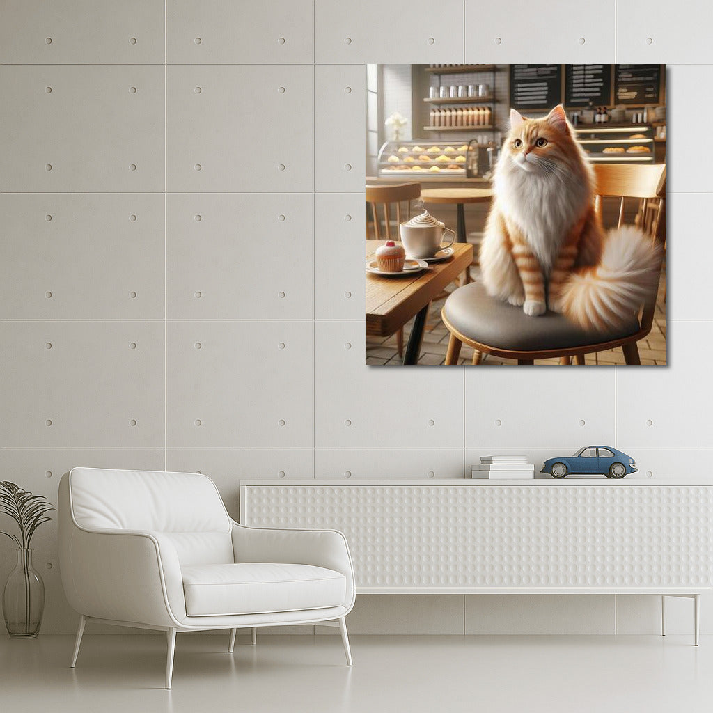 Coffee Cat: Fluffy Gourmet in a Cozy Coffee Shop