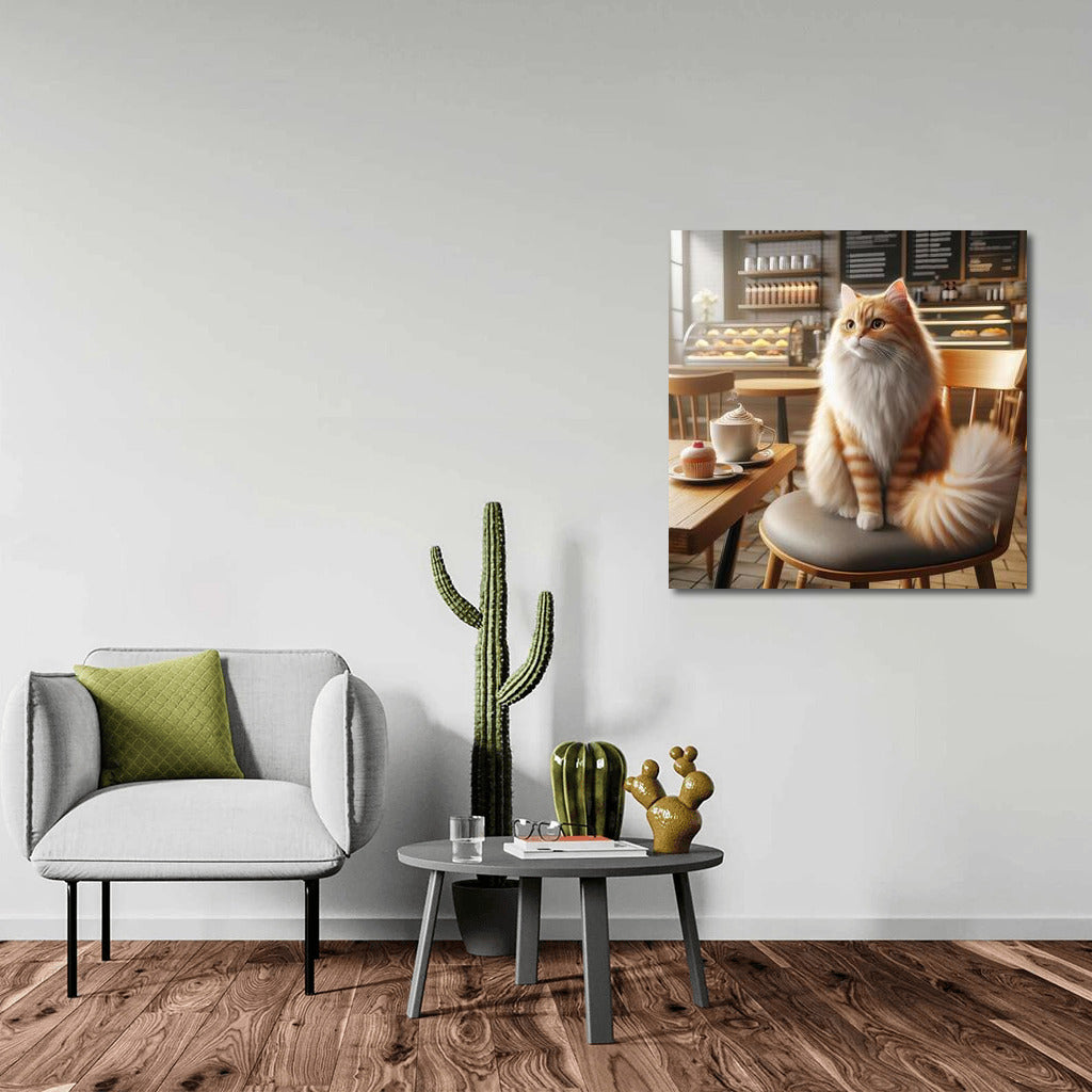 Coffee Cat: Fluffy Gourmet in a Cozy Coffee Shop