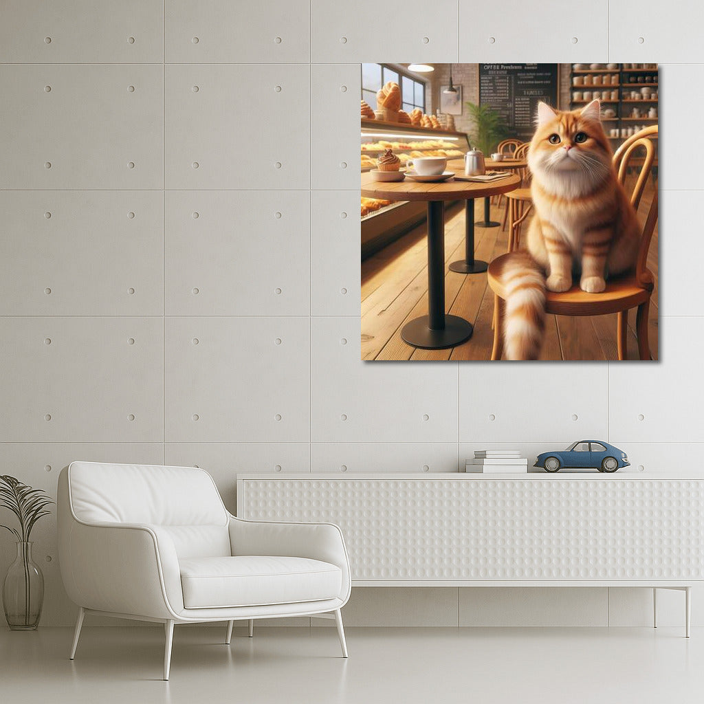 Cat in the Coffee Shop: Comfort and Warmth for Lovers of Fluffy Wonders