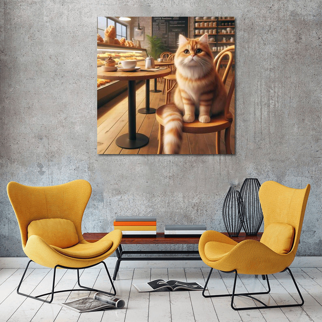 Cat in the Coffee Shop: Comfort and Warmth for Lovers of Fluffy Wonders