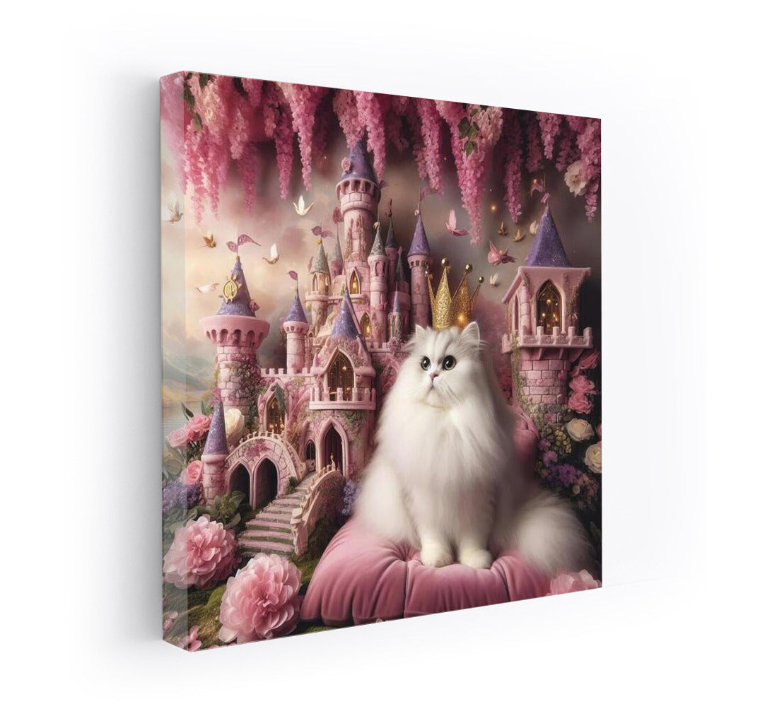 Royal Cat in Fairytale Castle: Furry Fantasy