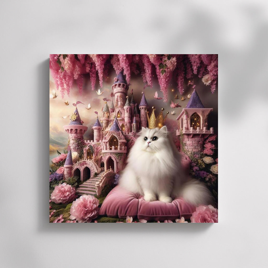 Royal Cat in Fairytale Castle: Furry Fantasy