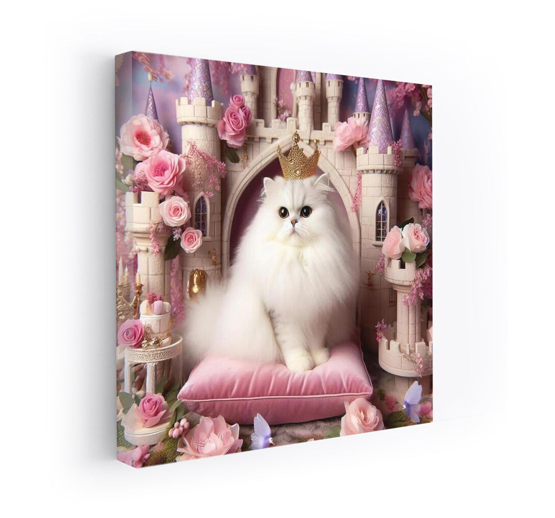 The Charm of a Cat in a Fairytale Castle: Dreams on Your Wall
