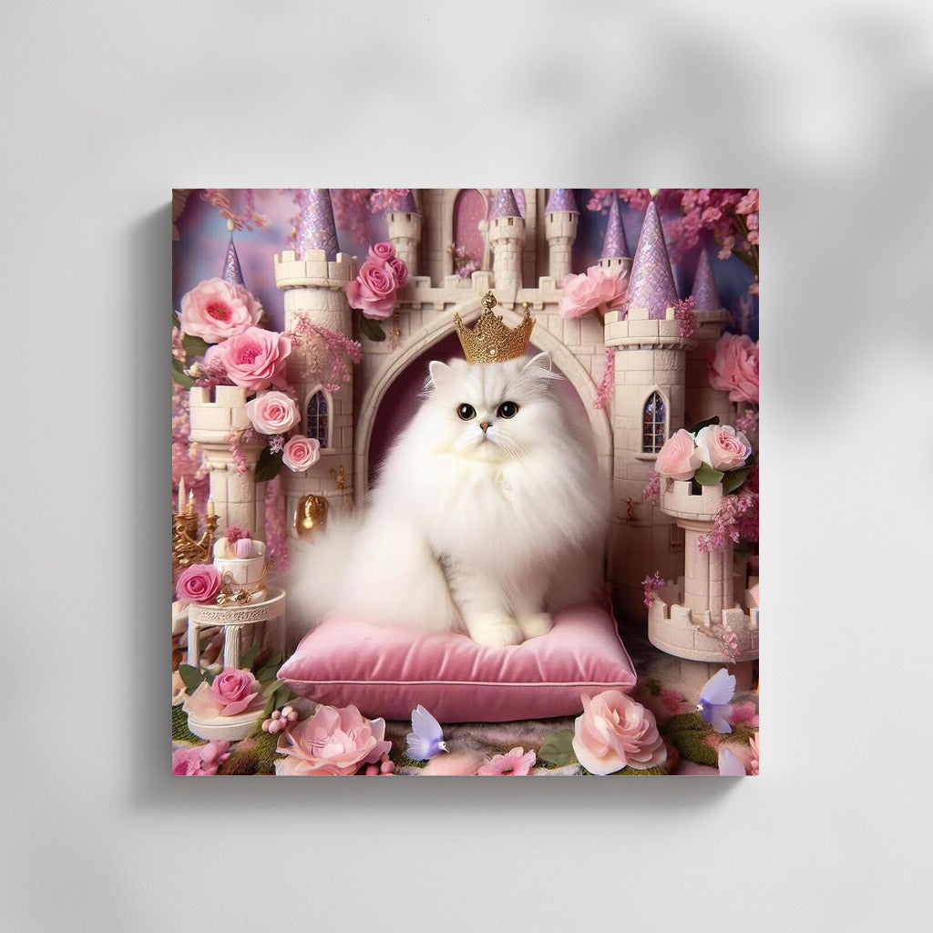 The Charm of a Cat in a Fairytale Castle: Dreams on Your Wall