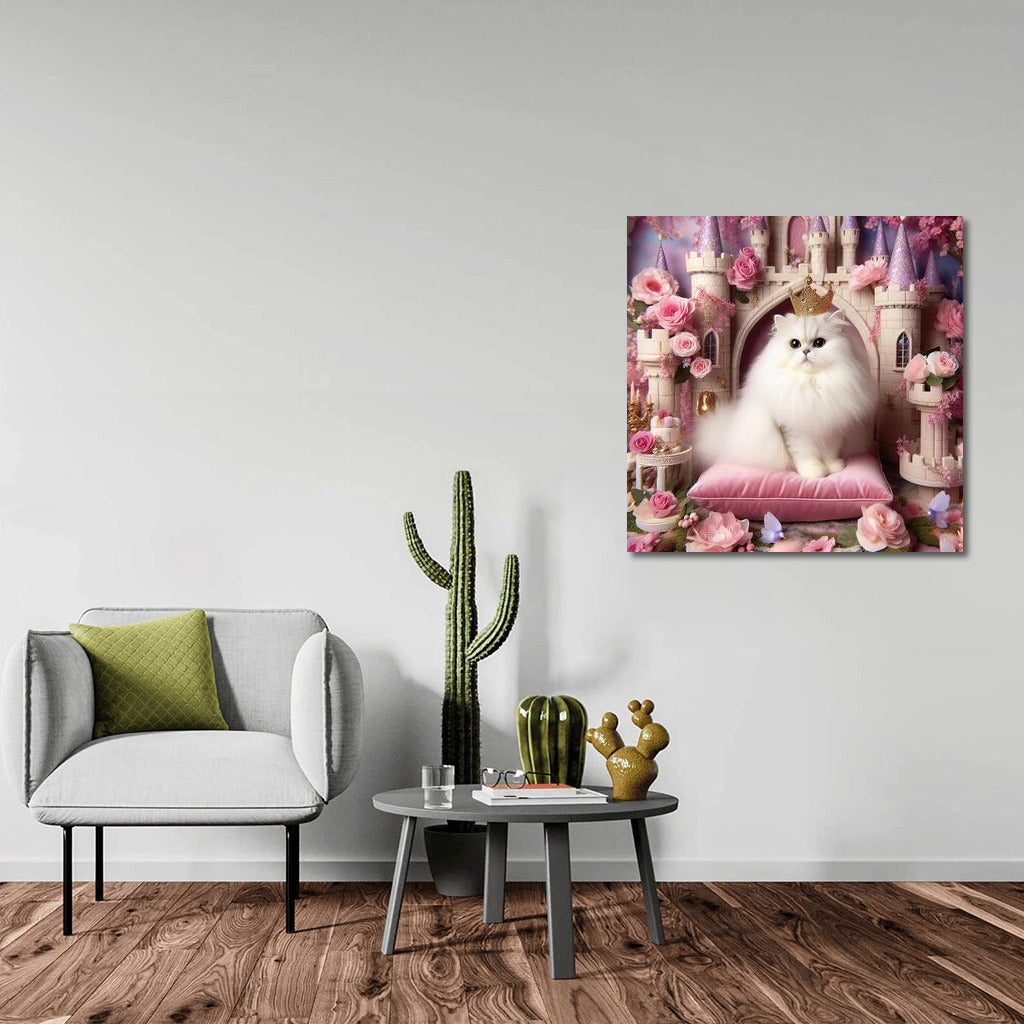 The Charm of a Cat in a Fairytale Castle: Dreams on Your Wall