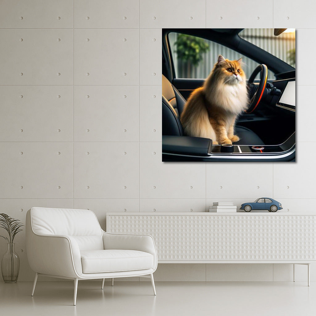 Cat in the Car of the Future: Techno-Chic on the Wall