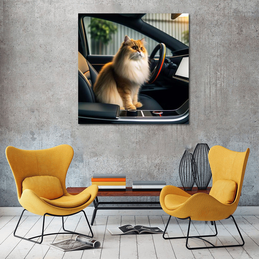 Cat in the Car of the Future: Techno-Chic on the Wall