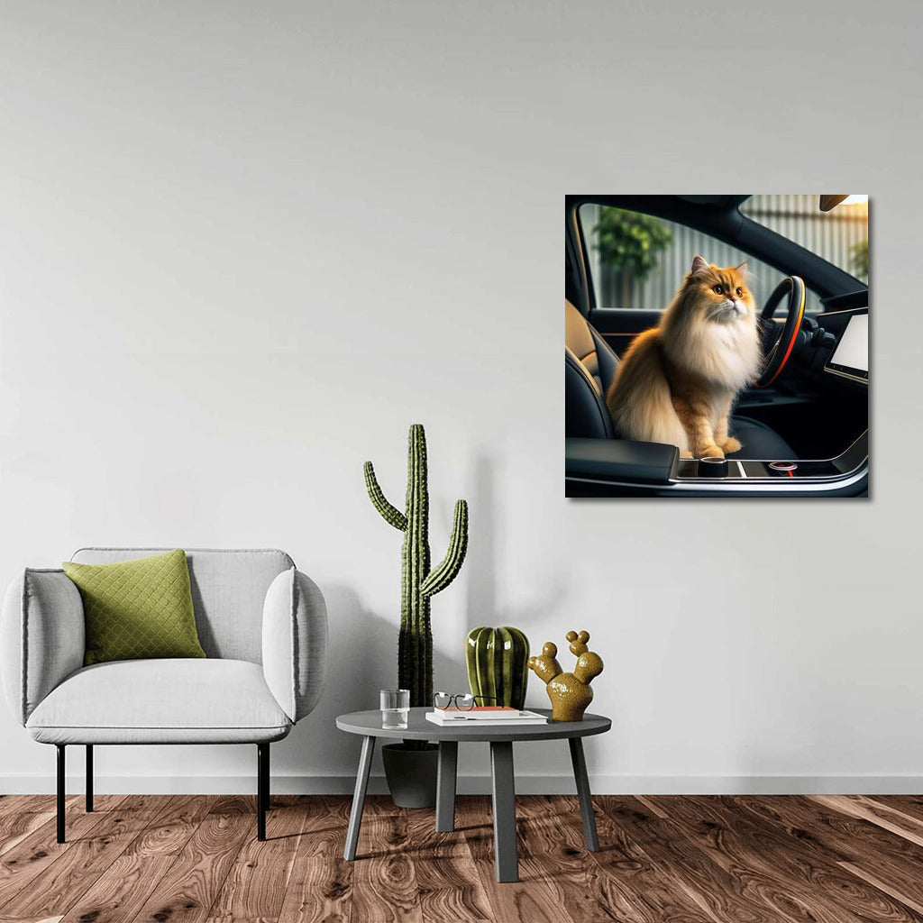 Cat in the Car of the Future: Techno-Chic on the Wall