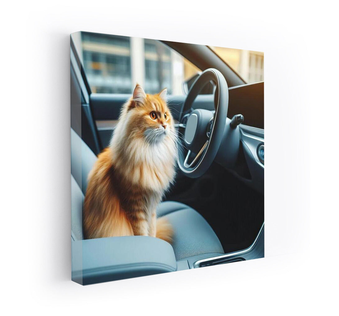 Cat in the Car of the Future: A Furry Adventure