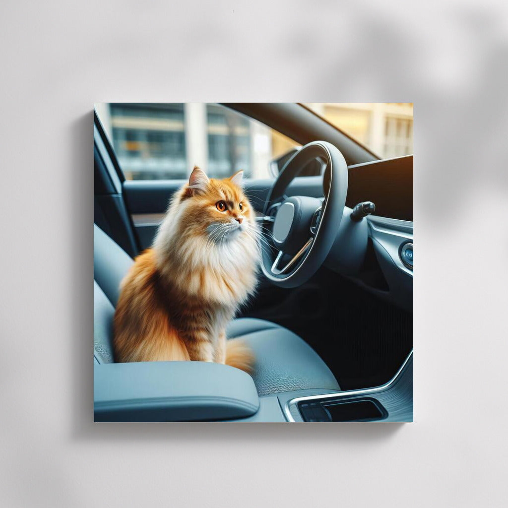 Cat in the Car of the Future: A Furry Adventure