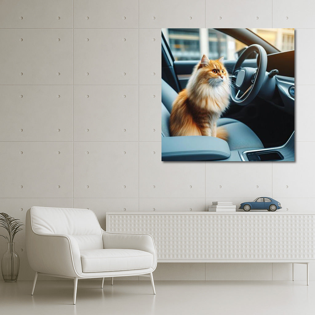 Cat in the Car of the Future: A Furry Adventure