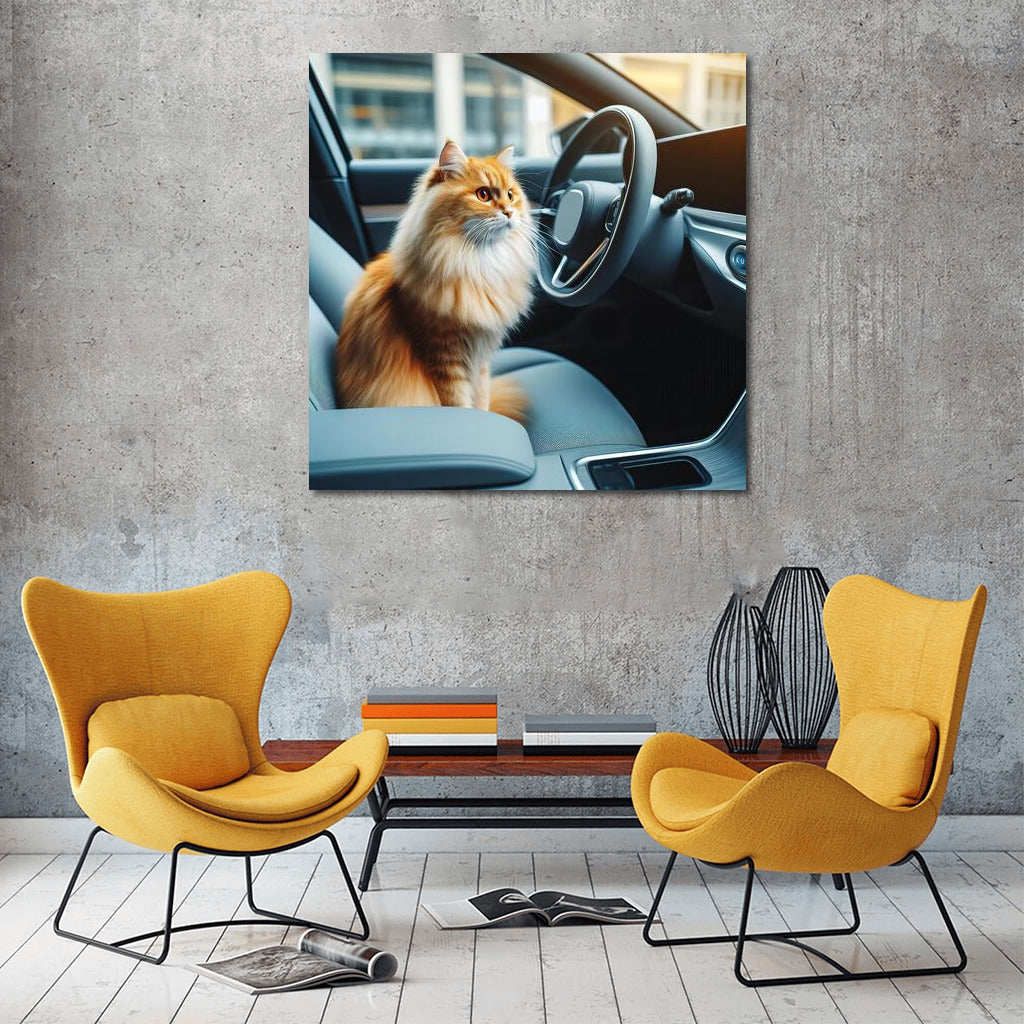 Cat in the Car of the Future: A Furry Adventure
