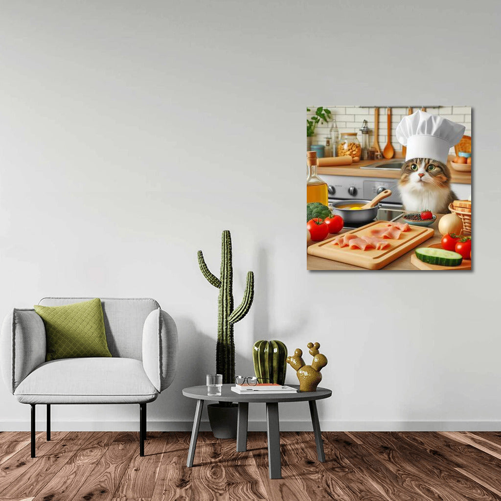 Cat Chef in the Kitchen: A Cozy Chef in a Hat for Cat and Cooking Lovers