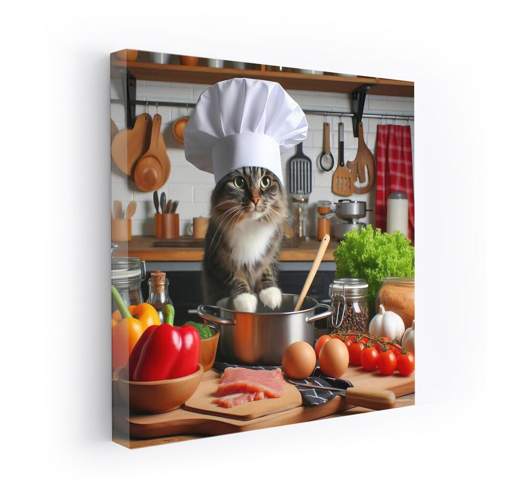 Cat Chef in the Kitchen: Culinary Magic for Gourmets