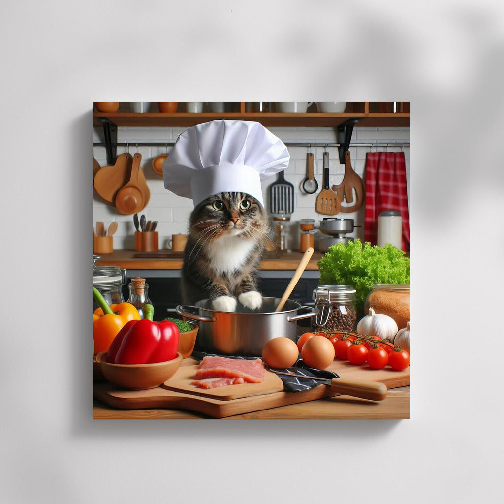 Cat Chef in the Kitchen: Culinary Magic for Gourmets