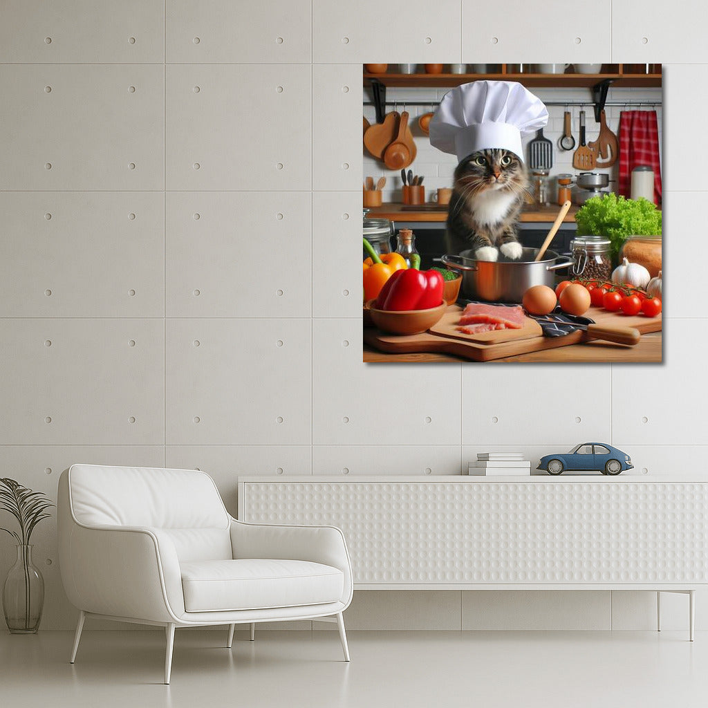 Cat Chef in the Kitchen: Culinary Magic for Gourmets