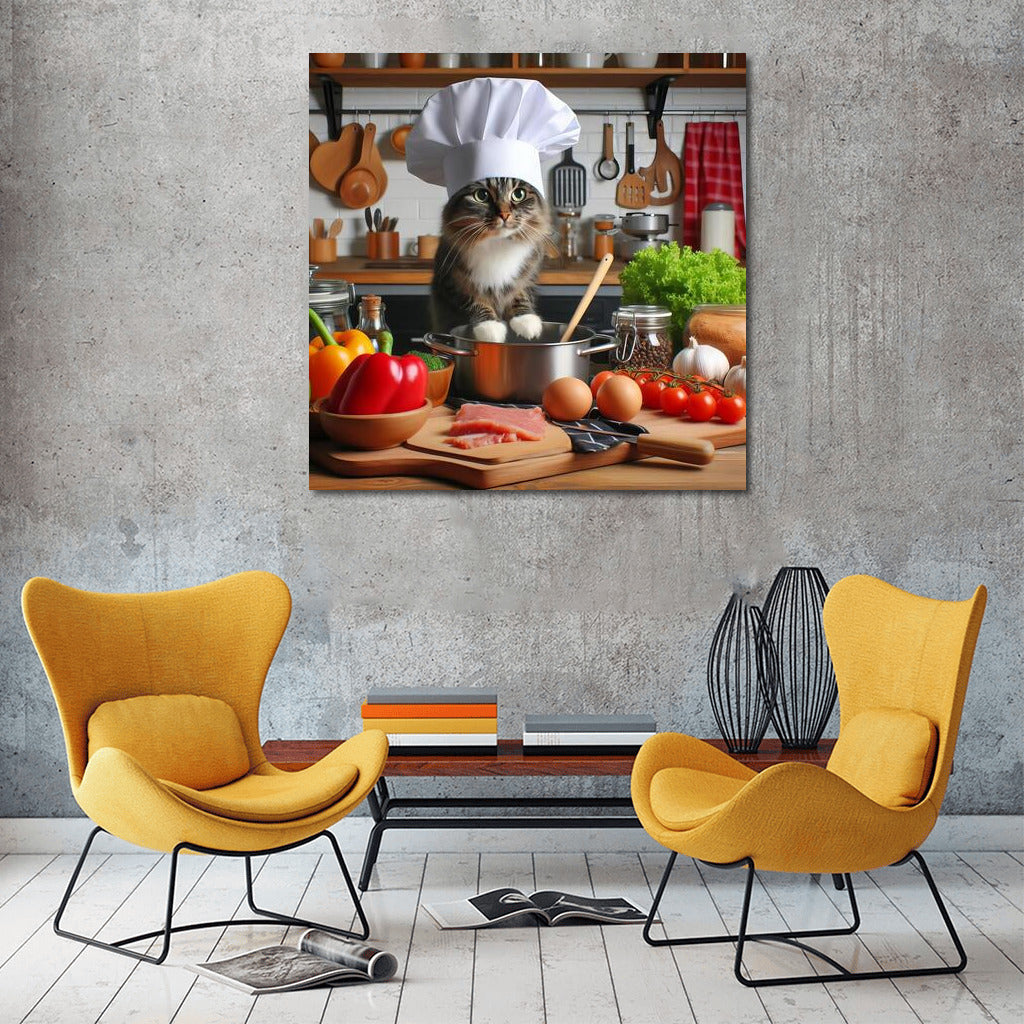 Cat Chef in the Kitchen: Culinary Magic for Gourmets