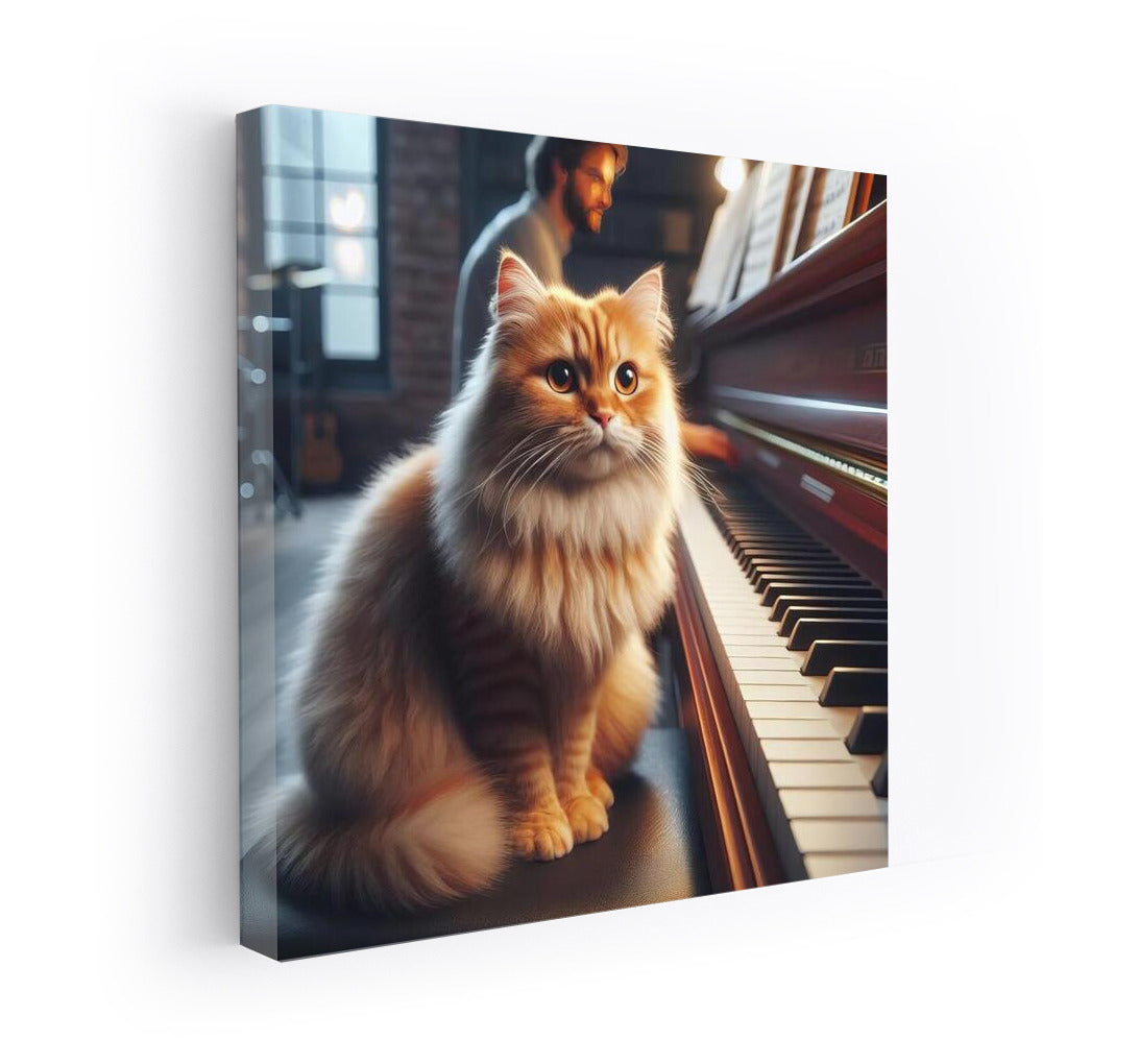 Musical Cat: Inspiration and Comfort in the Studio