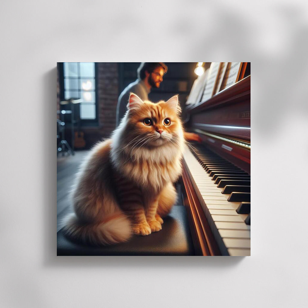 Musical Cat: Inspiration and Comfort in the Studio